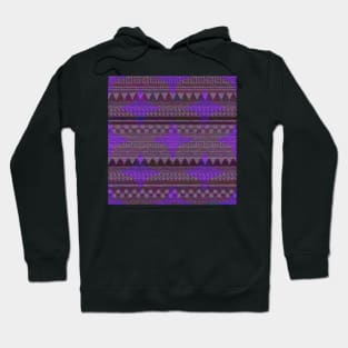 Purple Pattern Hoodie